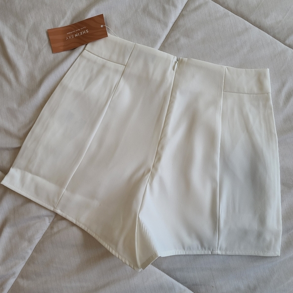 White Dress Shorts - Picture 2 of 6